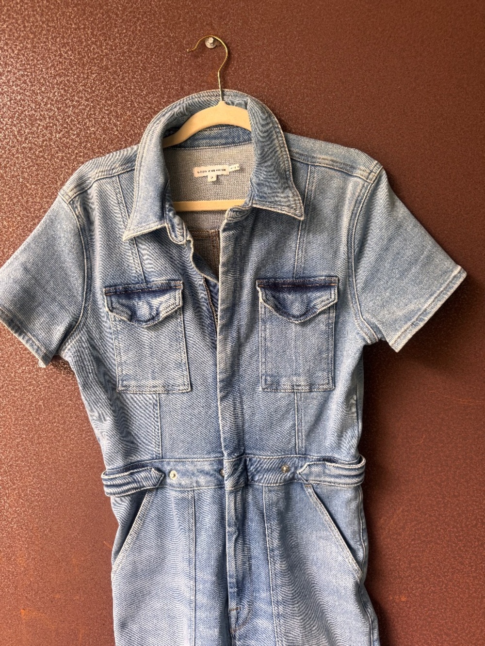 Everlane denim jumpsuit